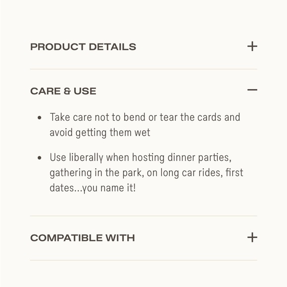 Our Place Let’s Dig In Conversation Starter Dinner Party Game - Picture 8 of 13